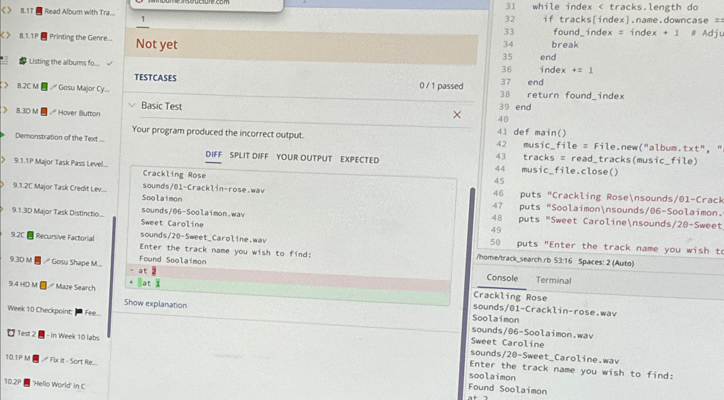 8 . 1 T Read Album with Tra... 8 . 1 . 1 P