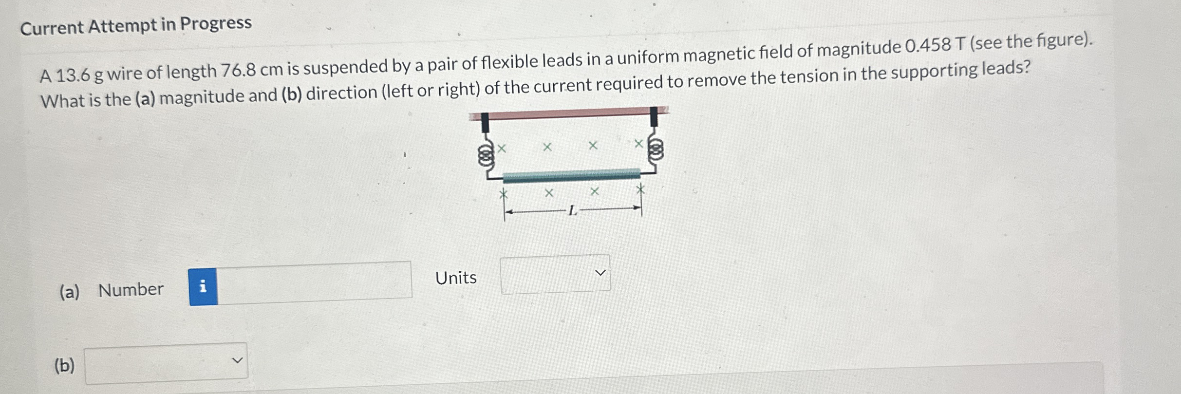 Current Attempt in Progress A 1 3 . 6 g wire of