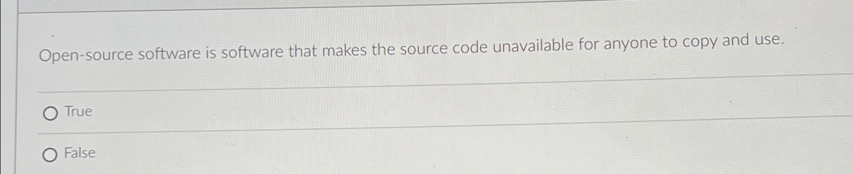 Open - source software is software that makes the