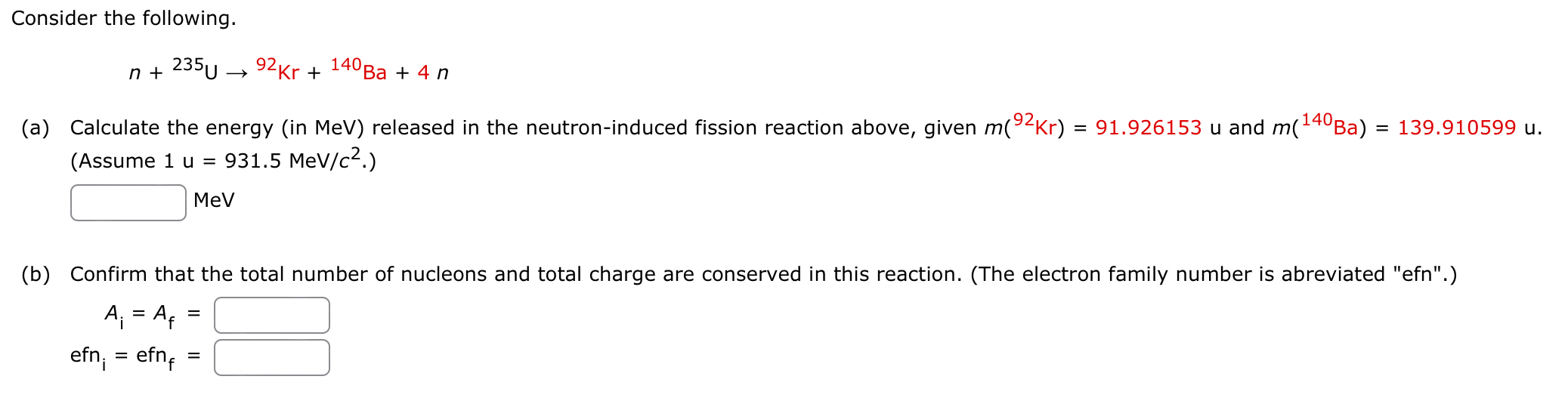 Consider the following. n + ? 2 3 5 U ? 9 2 K r +