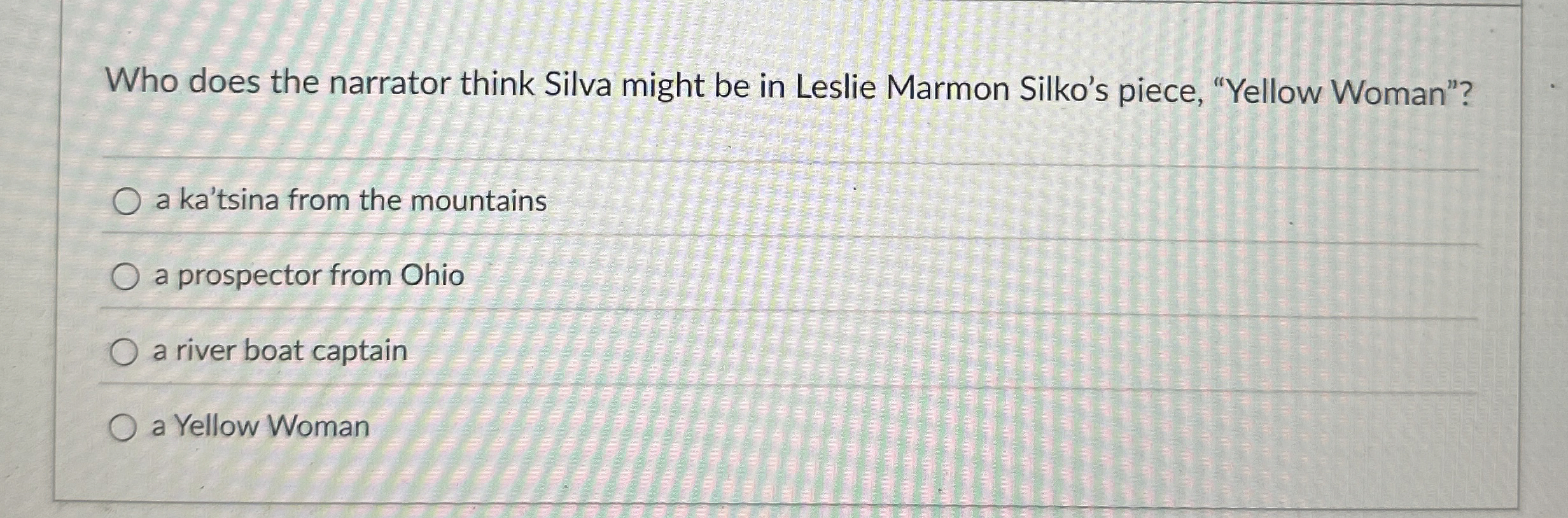 Who does the narrator think Silva might be in