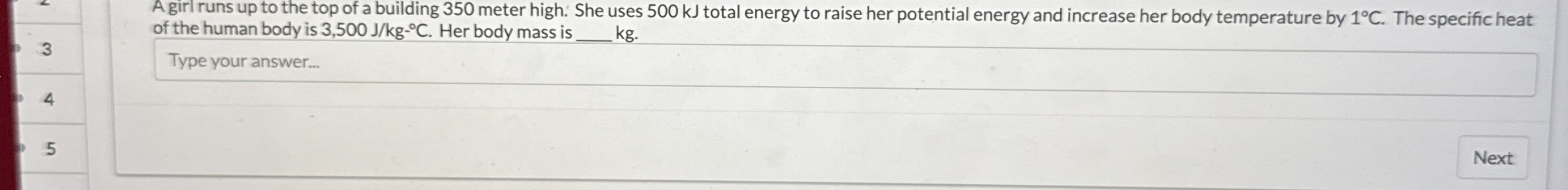 A girl runs up to the top of a building 3 5 0