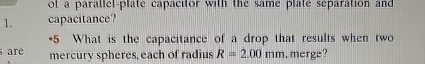 of a paratel - plate capacitor with the same