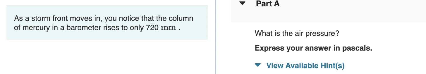 As a storm front moves in , you notice that the