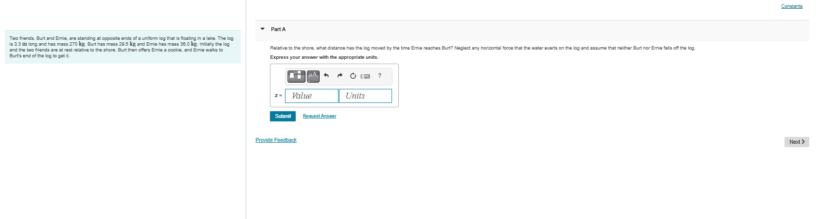 Two friends, Burt and Ernie, are standing at
