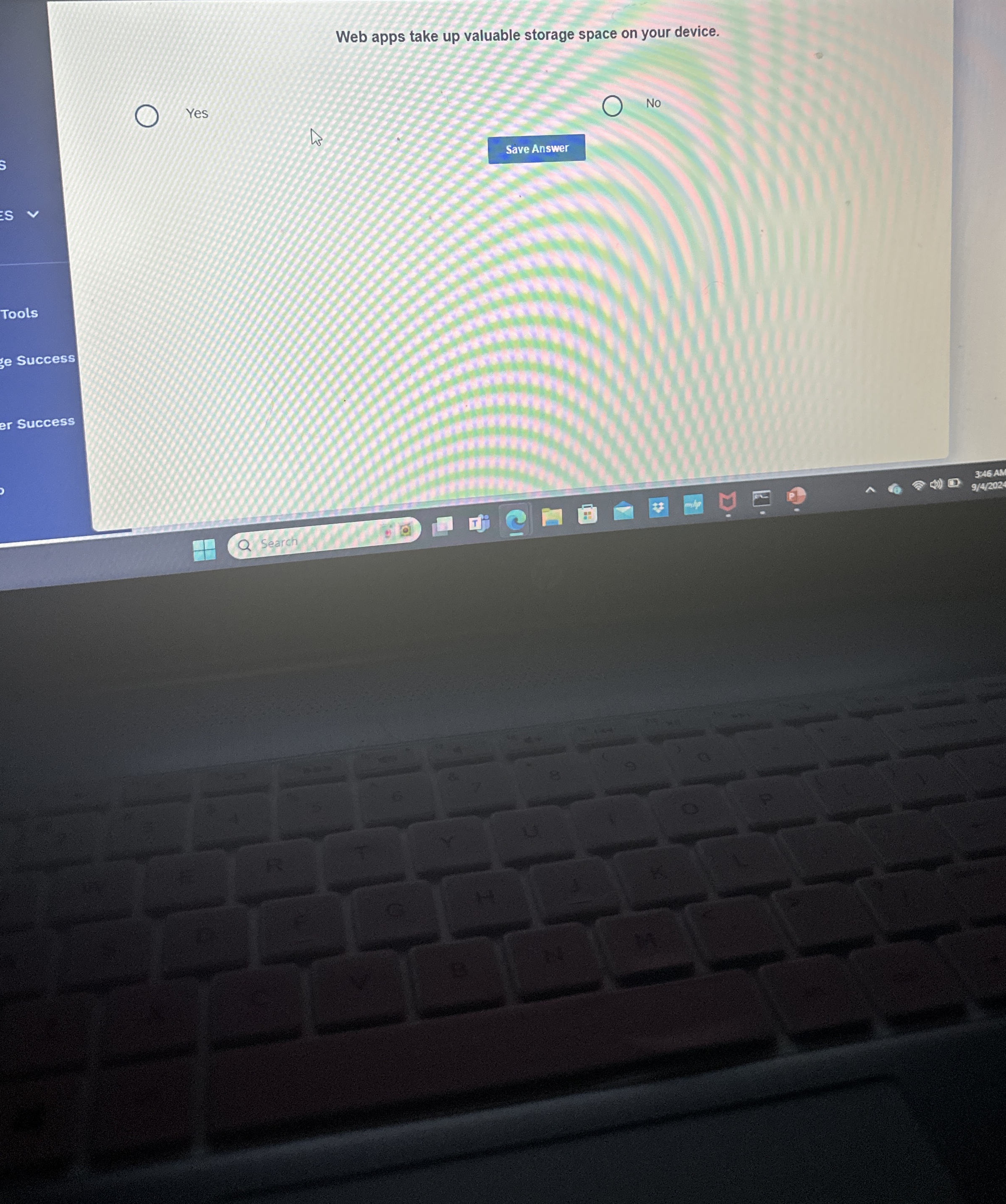 Web apps take up valuable storage space on your