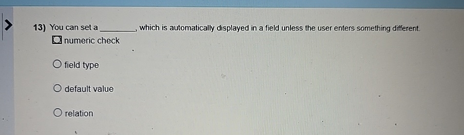 You can set a which is automatically displayed in