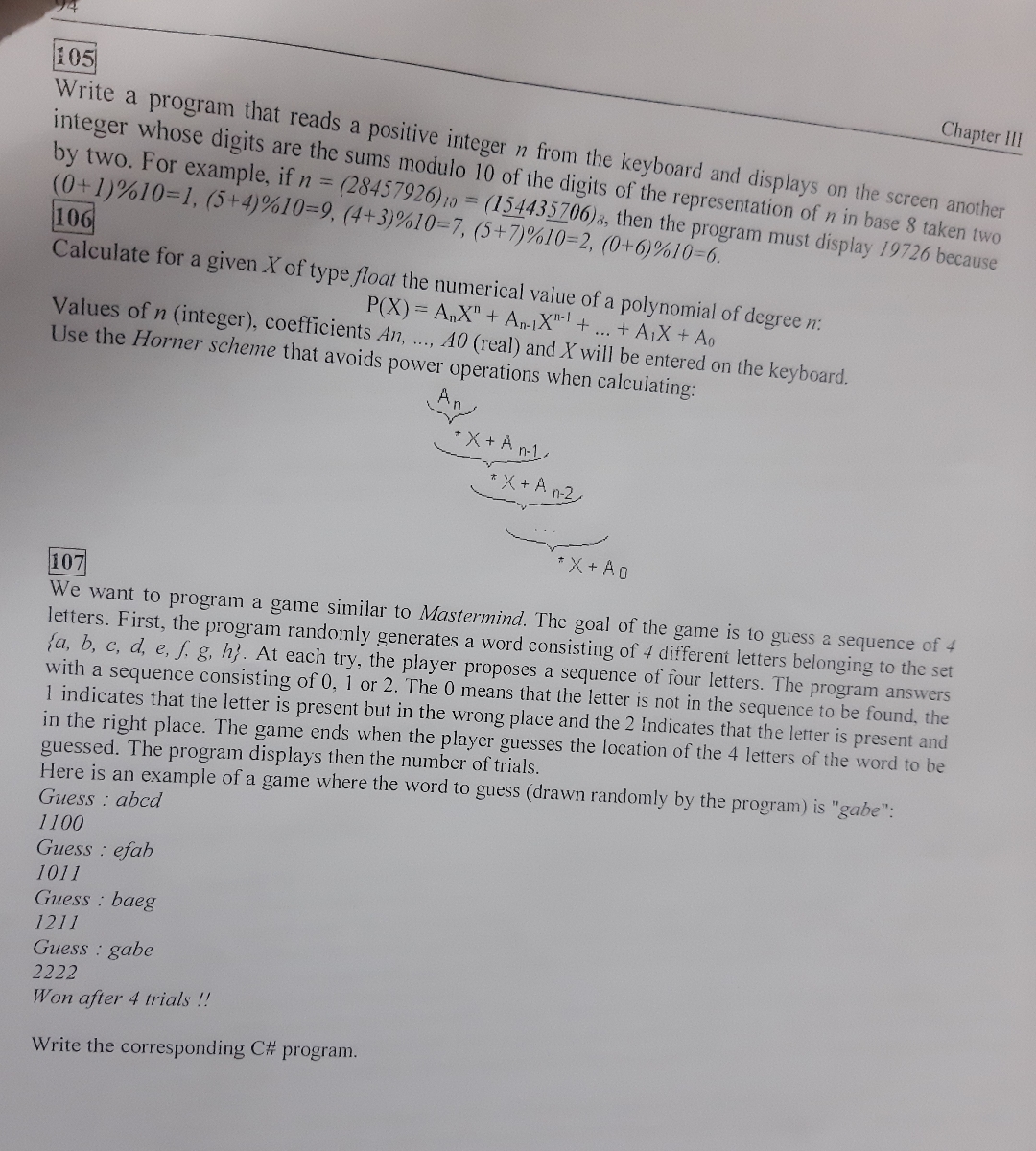 exercise 1 0 5 Write a program that reads a