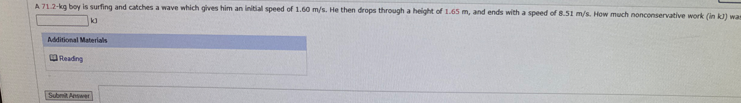 A 7 1 . 2 - k g boy is surfing and catches a wave