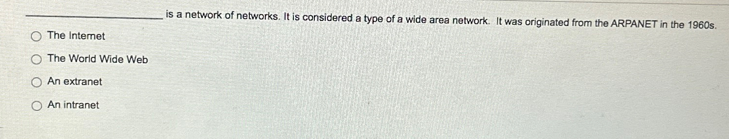 q , is a network of networks. It is considered a