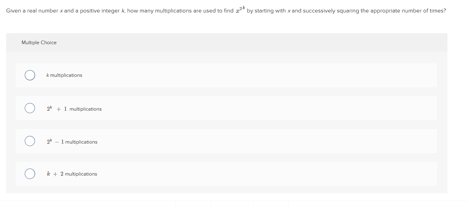 Given a real number x and a positive integer k ,