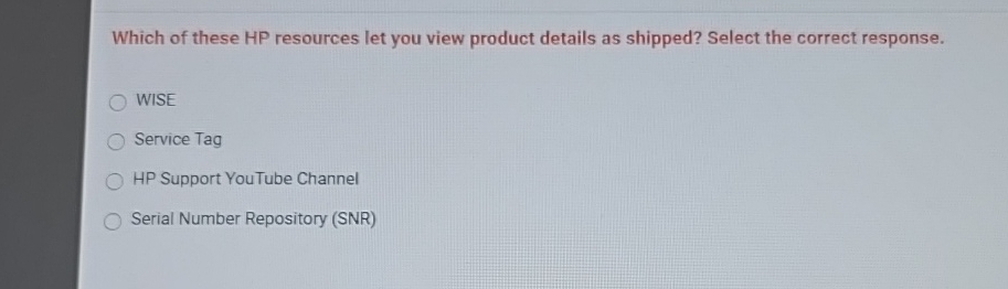 Which of these HP resources let you view product
