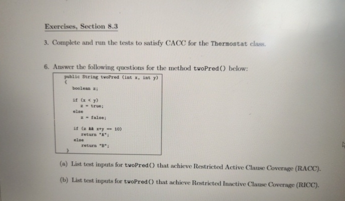 Exercises, Section 8 . 3 3 . Complete and run the