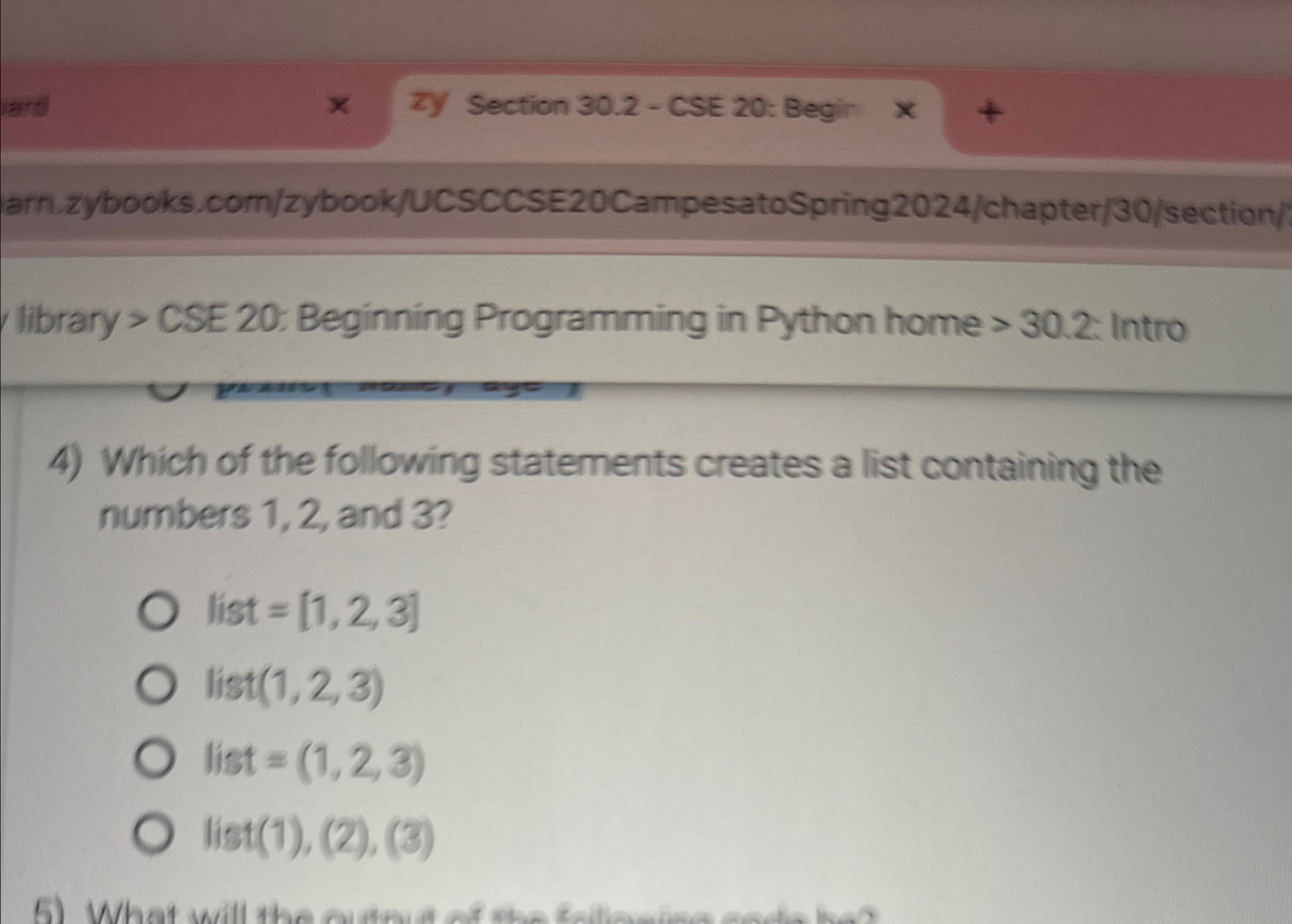 Section 3 0 . 2 - CSE 2 0 : Begir am .