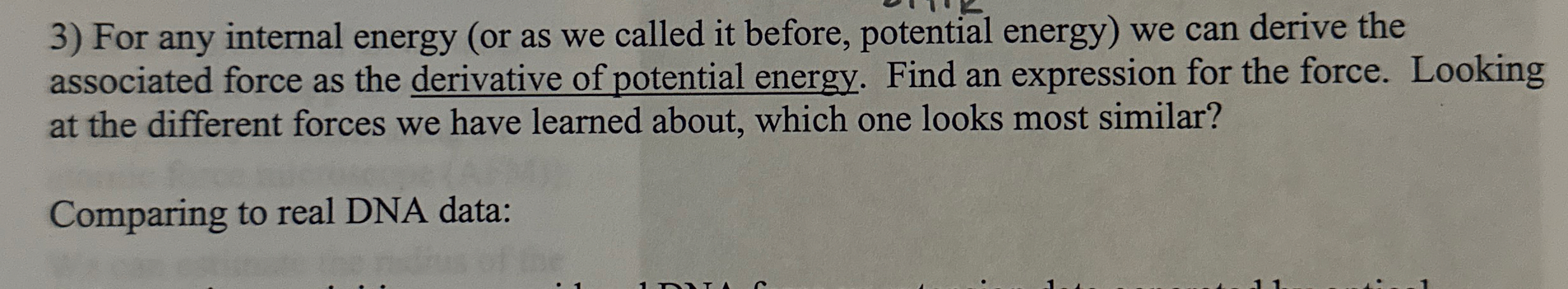 For any internal energy ( or as we called it