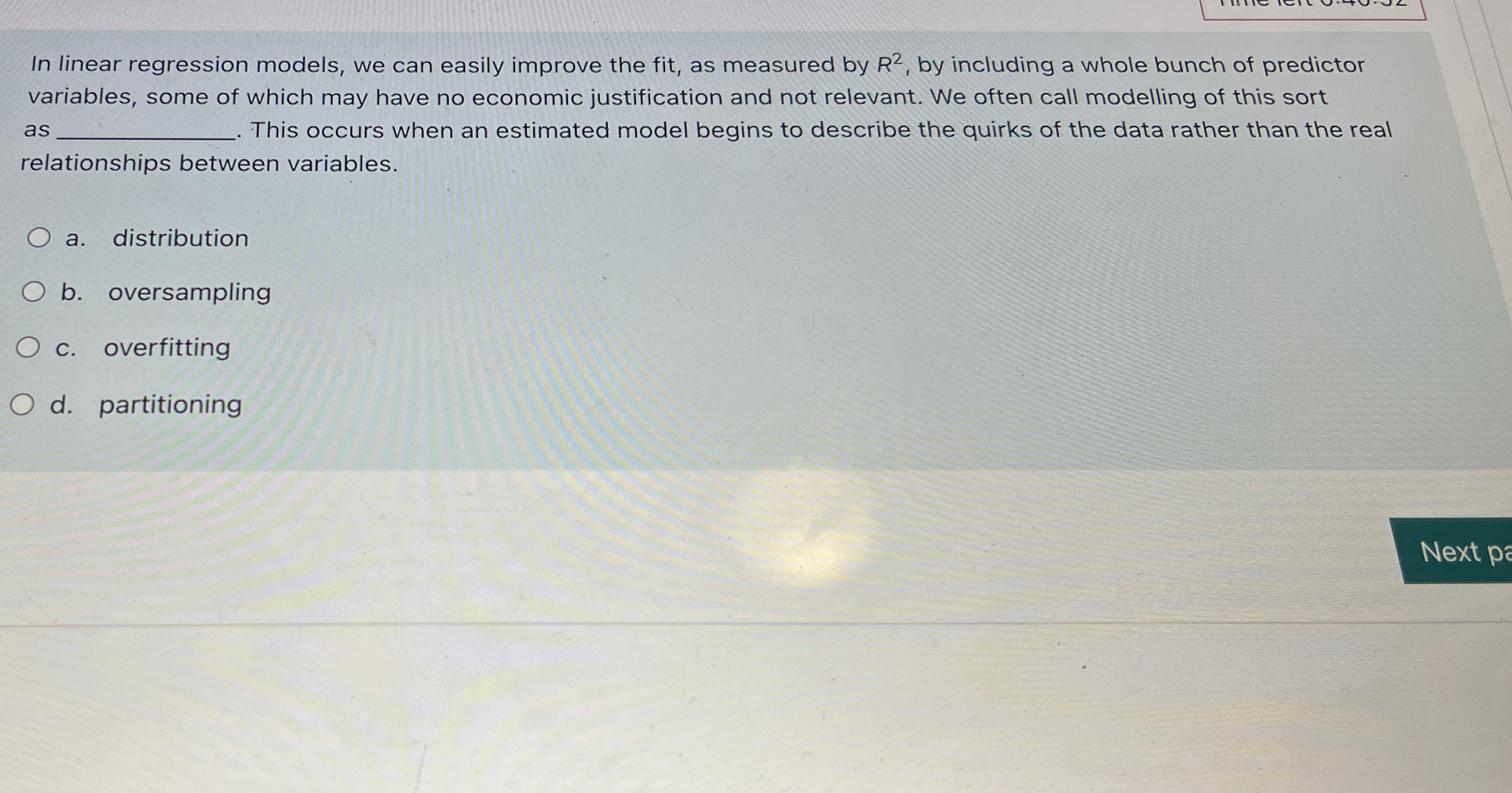 In linear regression models, we can easily