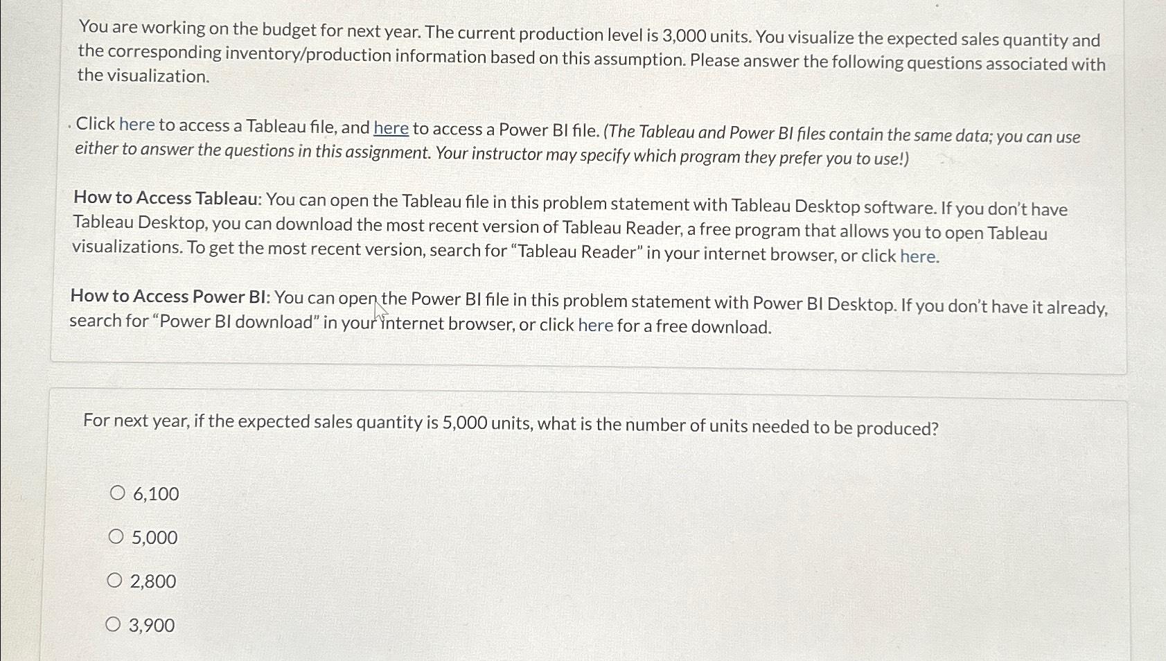 You are working on the budget for next year. The