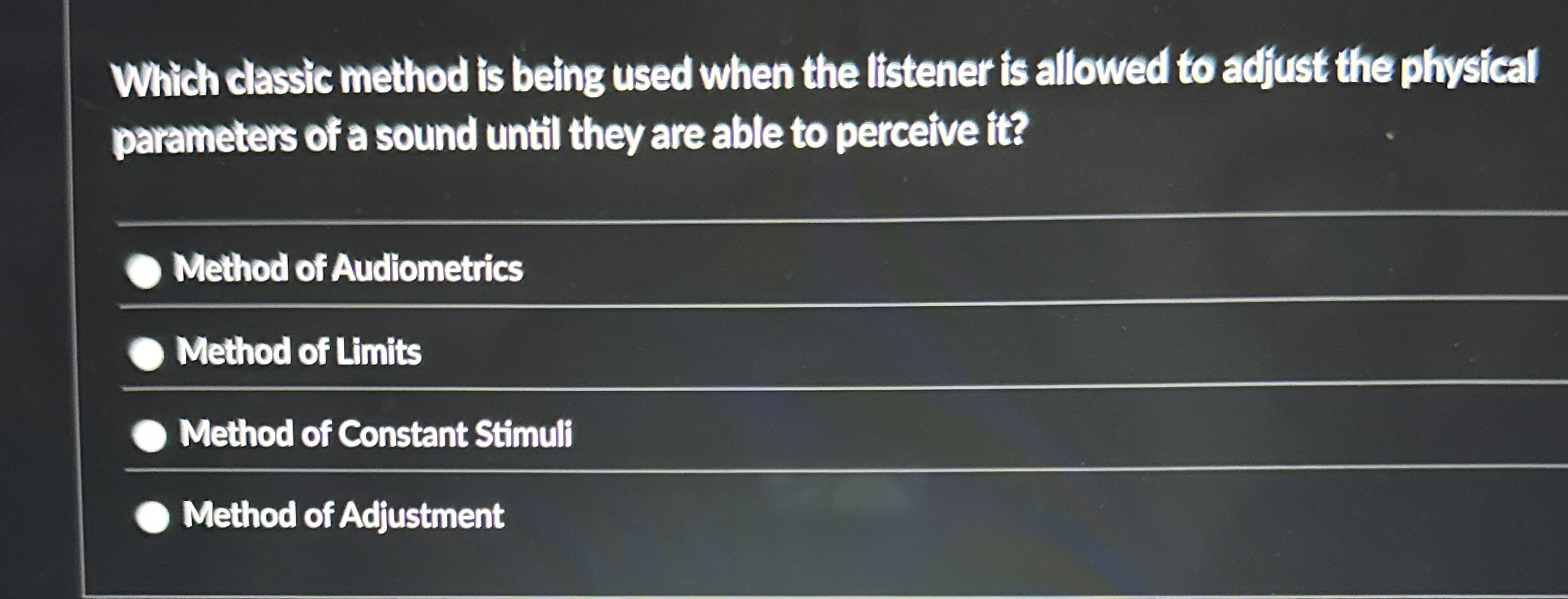 Which classic method is being used when the