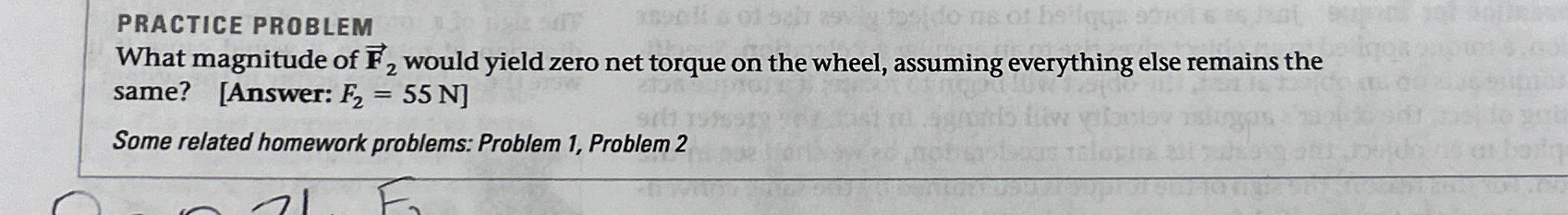 PRACTICE PROBLEM What magnitude of vec ( F ) 2