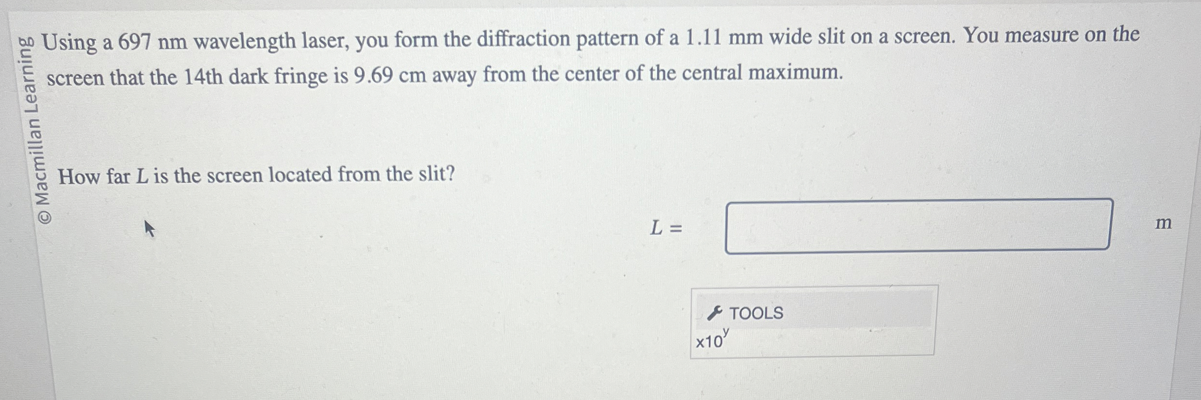 Do Using a 6 9 7 nm wavelength laser, you form