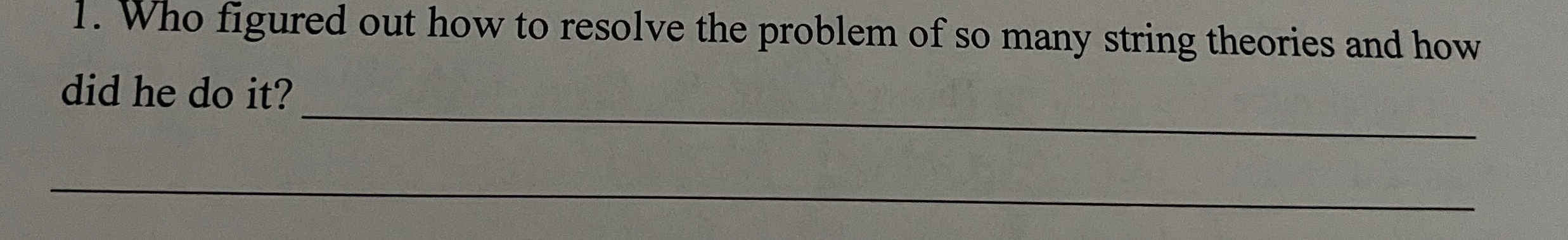 Who figured out how to resolve the problem of so