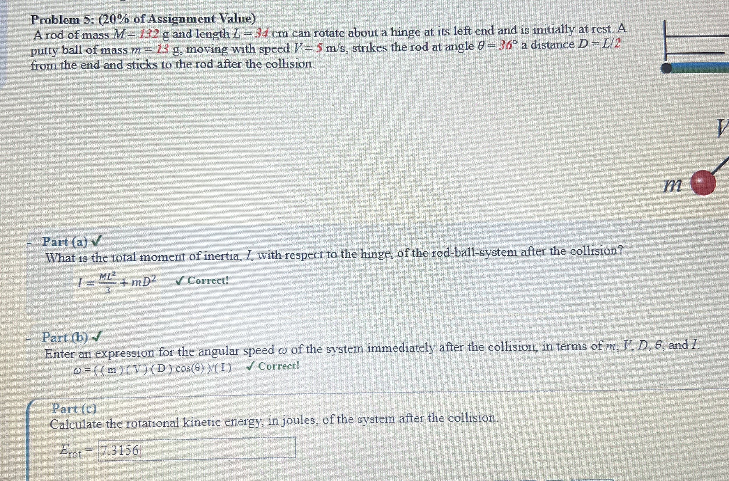 Please help with part ( C ) ! ! ! Problem 5 : ( 2