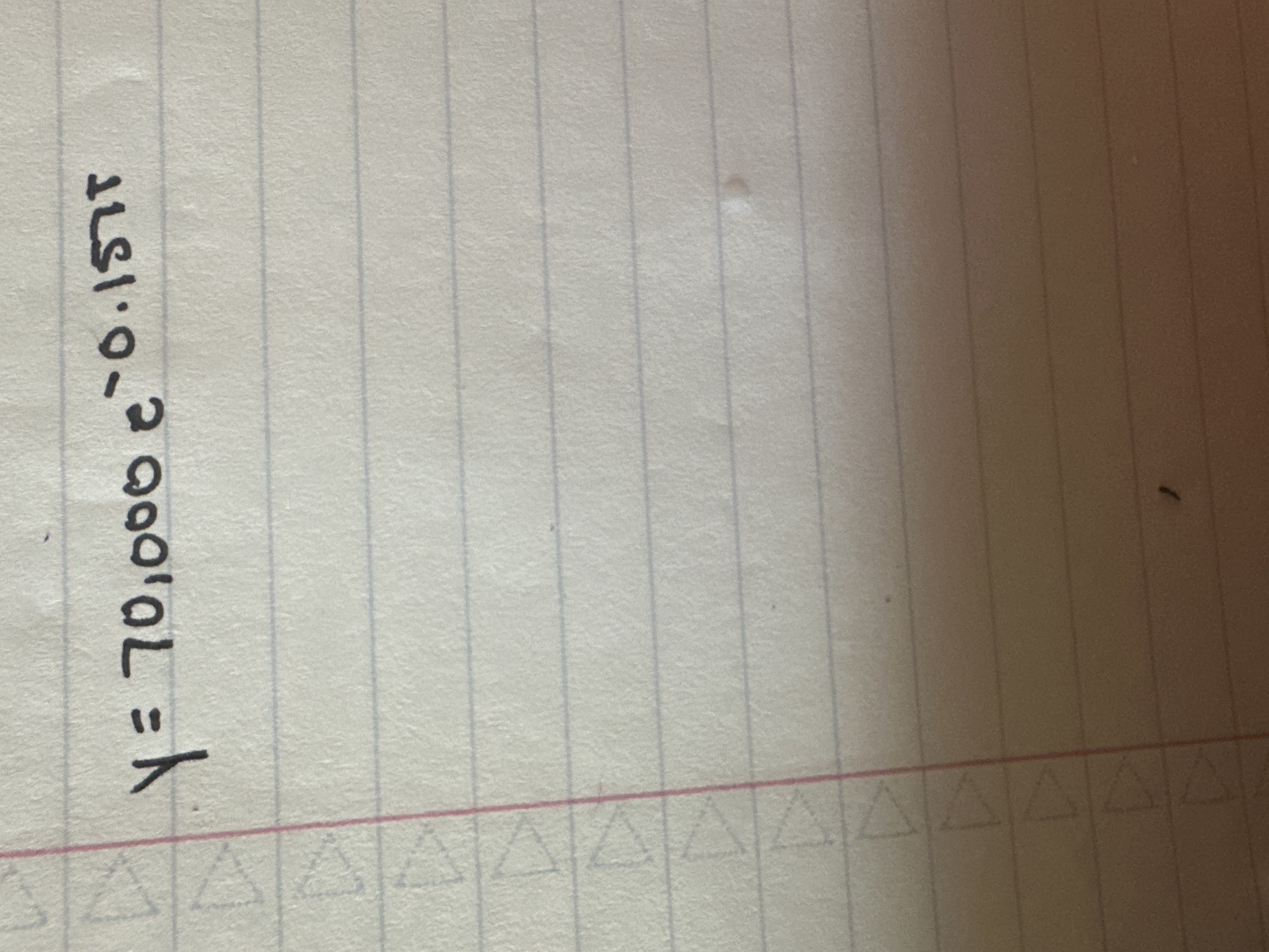 code class = "asciimath" > y = 7 0 , 0 0 0 e ^ (