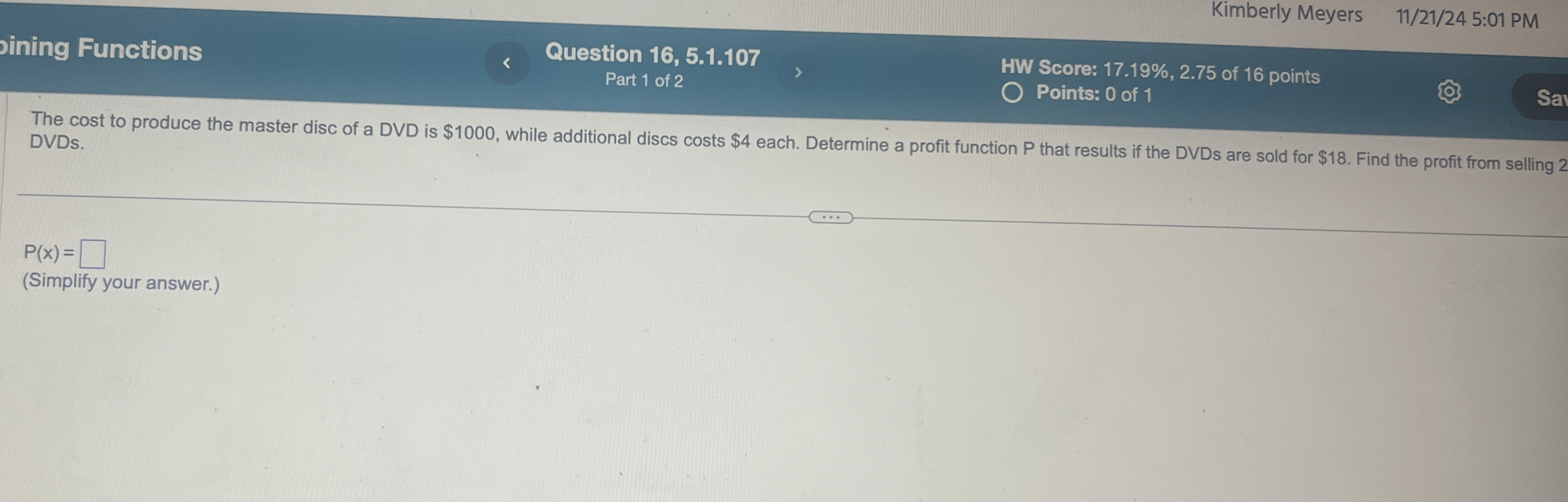 Kimberly Meyers 1 1 / 2 1 / 2 4 5 : 0 1 PM ining