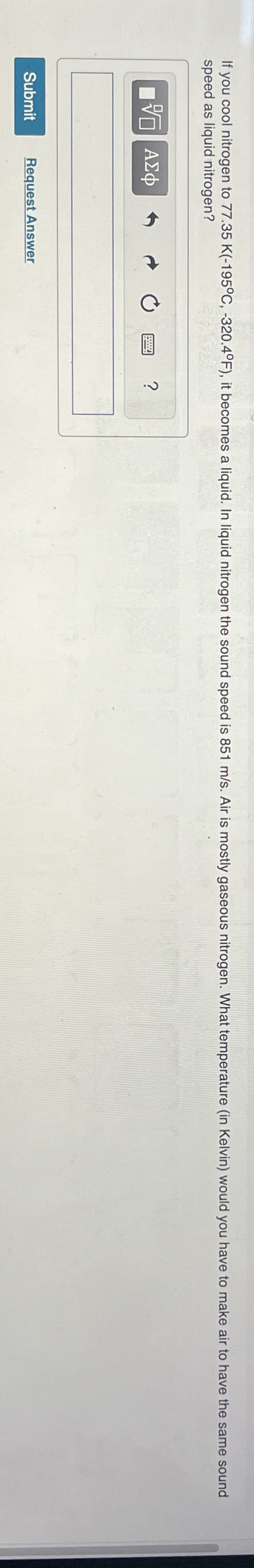 speed as liquid nitrogen?