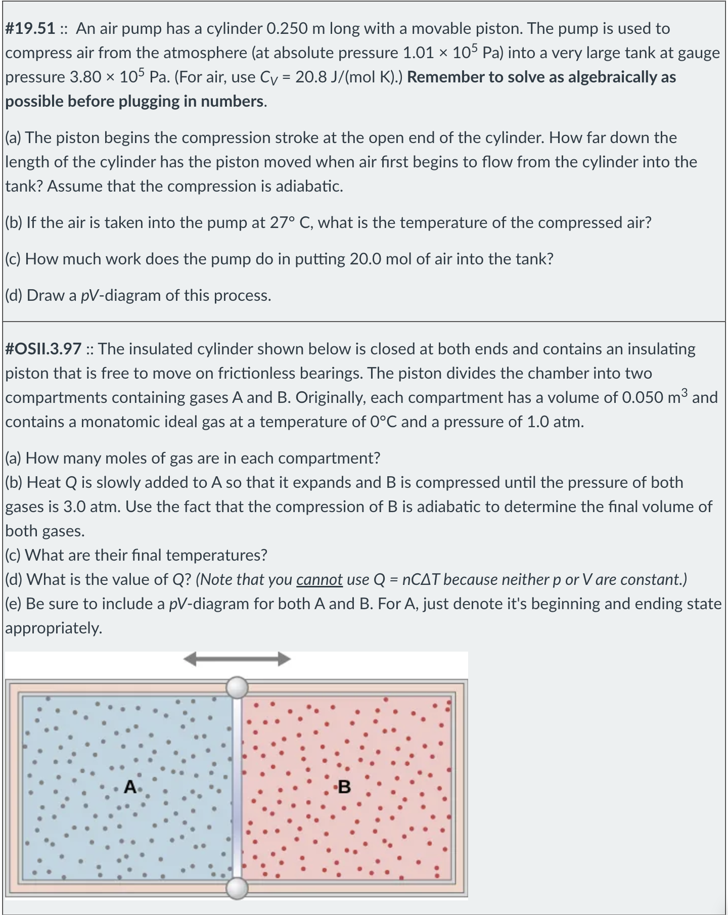 #OSII . 3 . 9 7 :: The insulated cylinder shown
