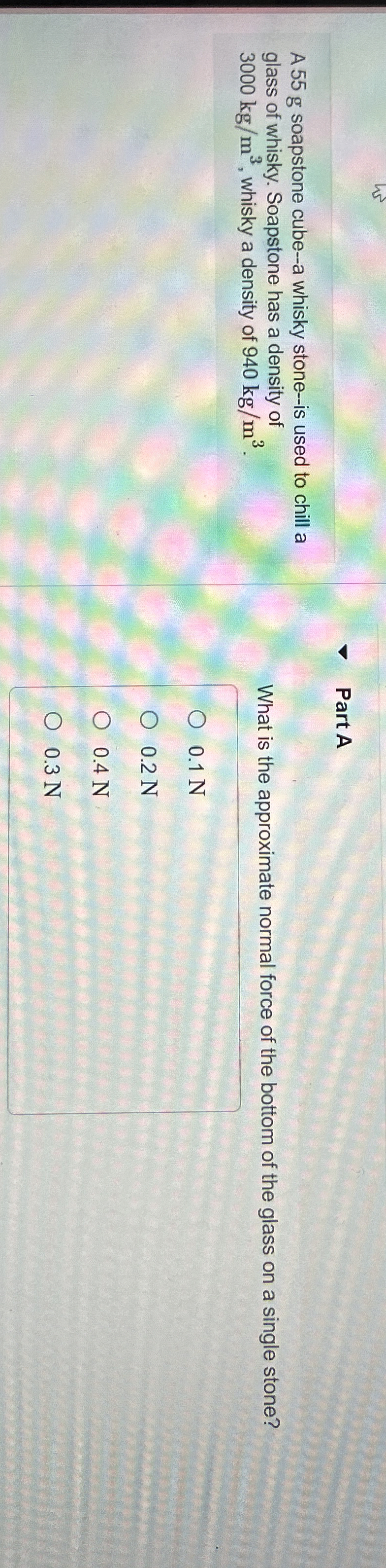 A 5 5 g soapstone cube - - a whisky stone - - is