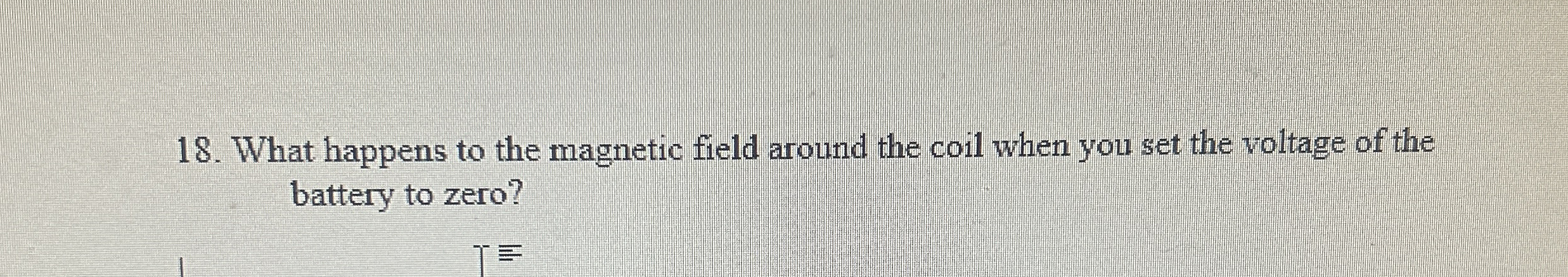 What happens to the magnetic field around the