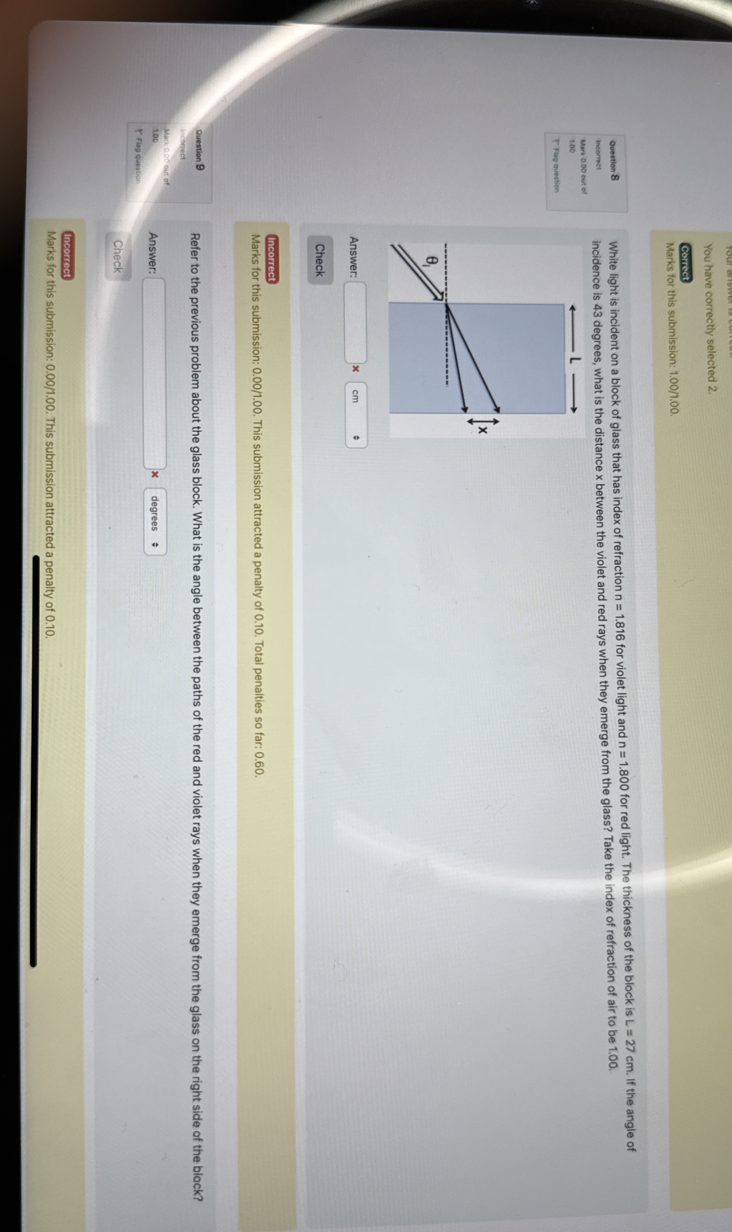 You have correctly selected 2 . Correct Marks for