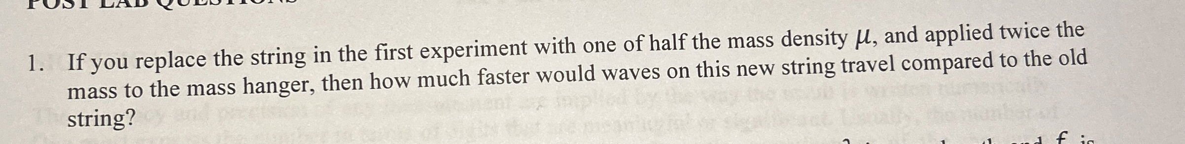 If you replace the string in the first experiment