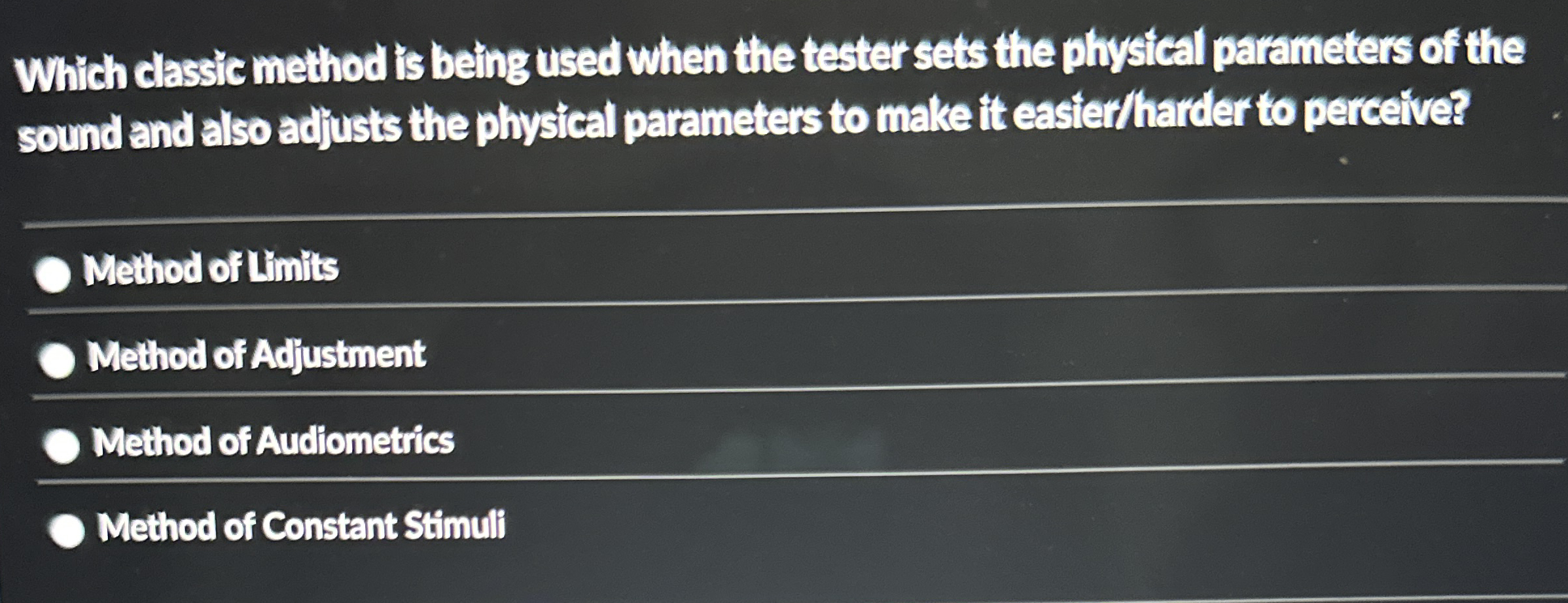 Which classic method t ' s being used when the