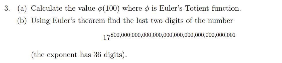 ( a ) Calculate the value ( 1 0 0 ) where is