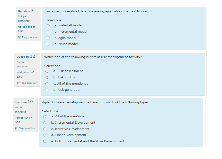 For a well understood data processing application