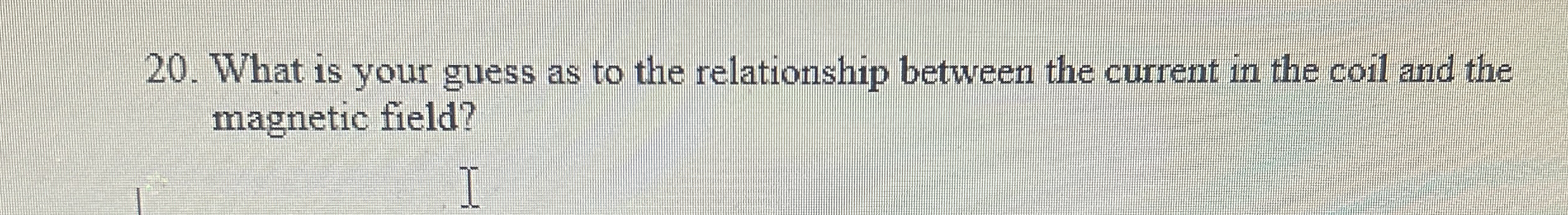 What is your guess as to the relationship between