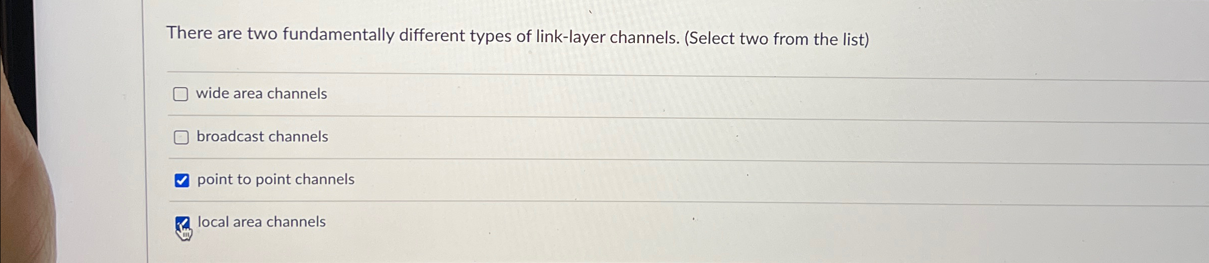There are two fundamentally different types of