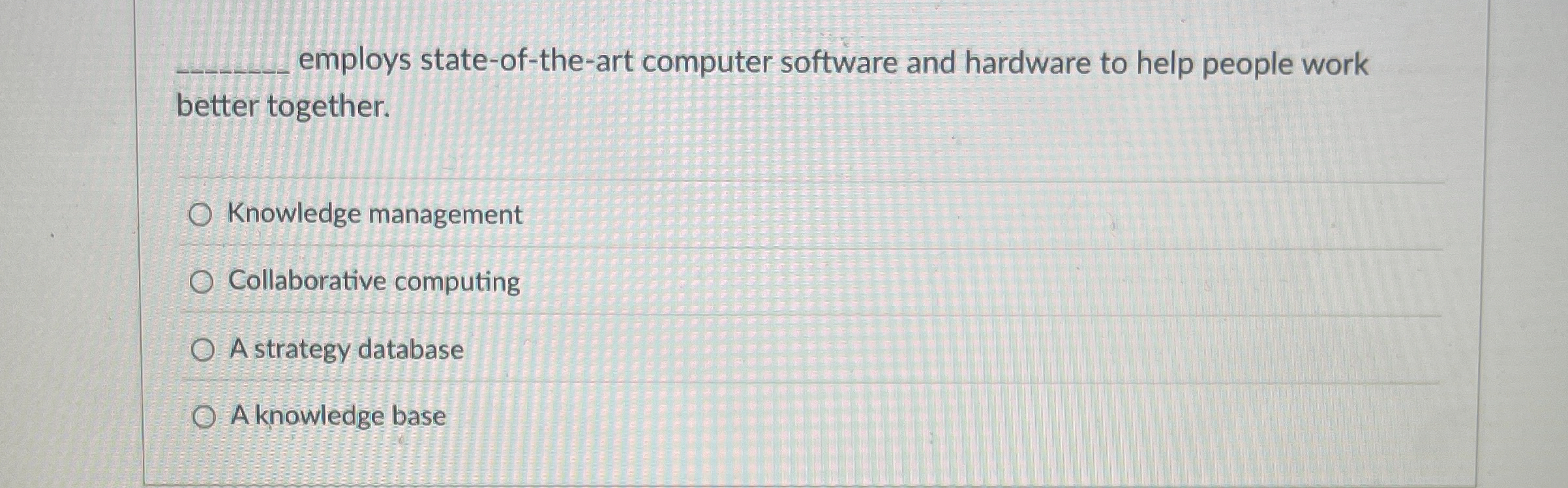 q , employs state - of - the - art computer