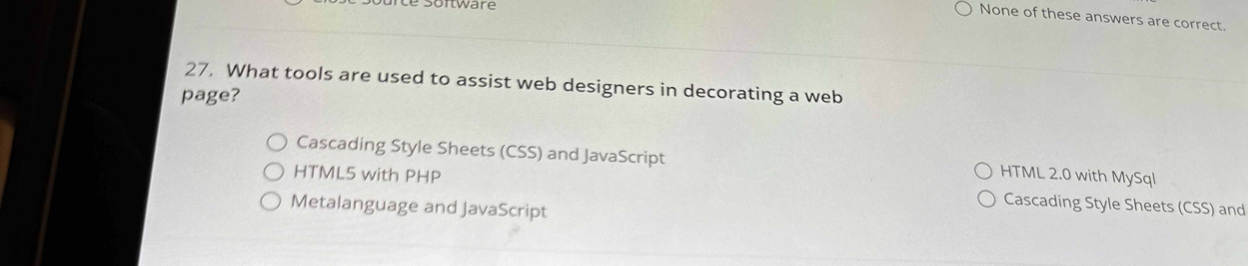 What tools are used to assist web designers in