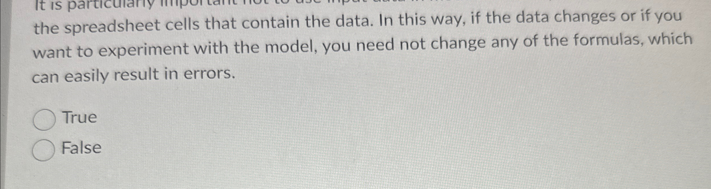 the spreadsheet cells that contain the data. In