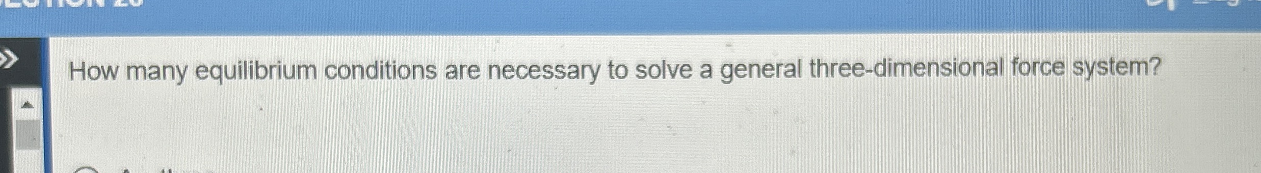 How many equilibrium conditions are necessary to