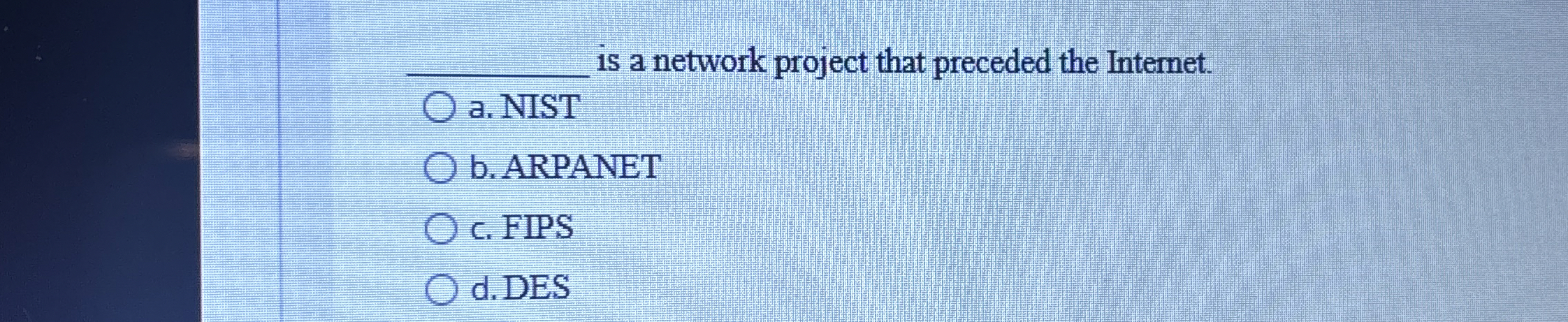 q , is a network project that preceded the