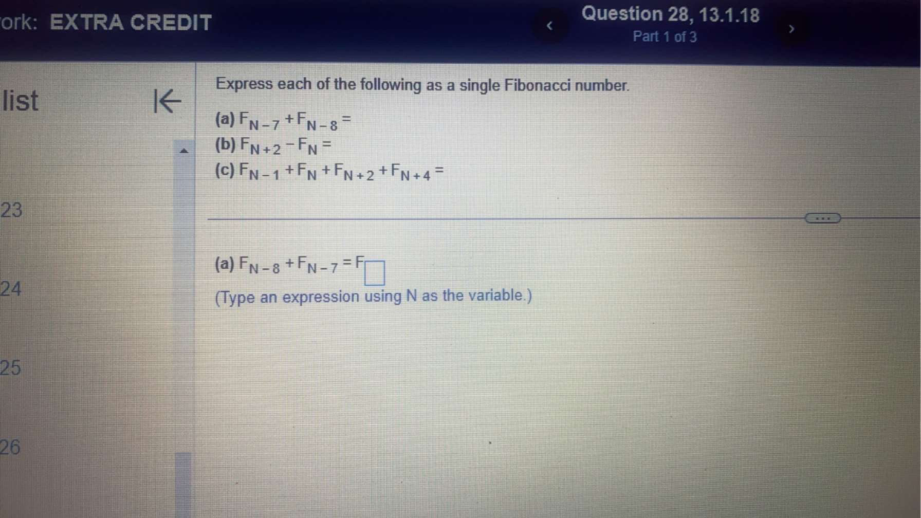 Express each of the following as a single