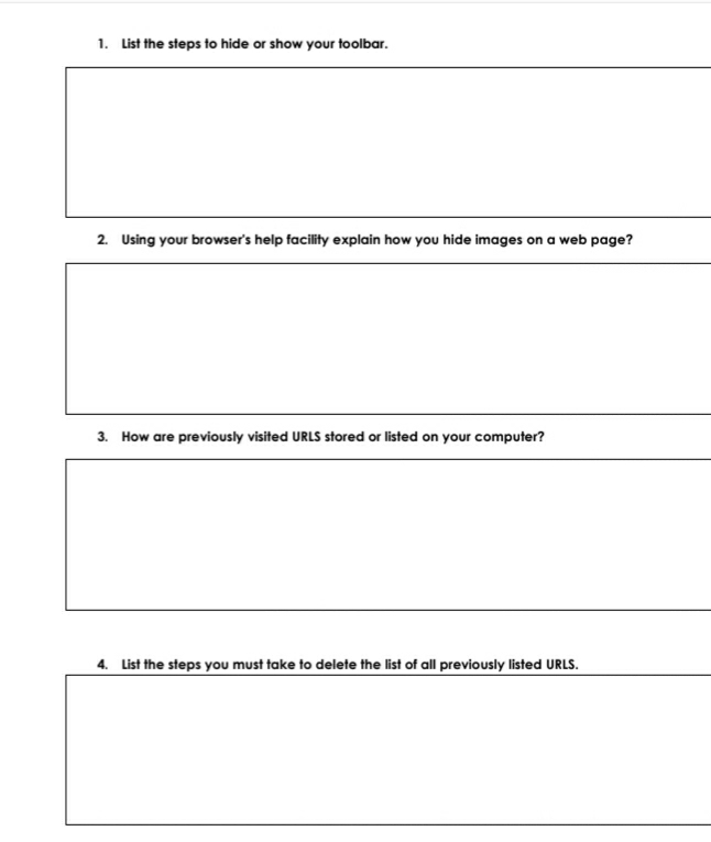 List the steps to hide or show your toolbar.