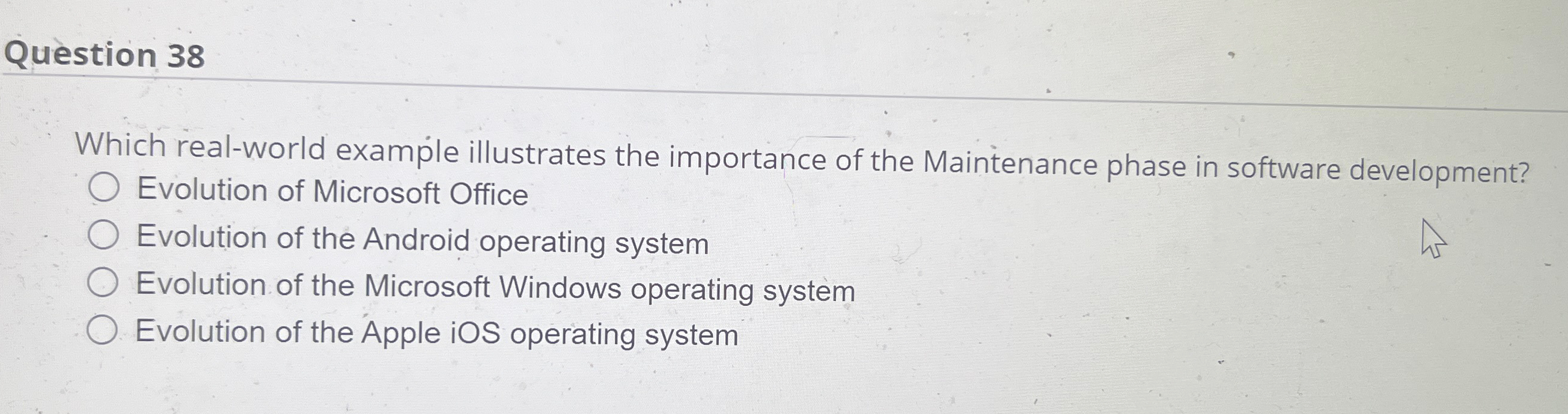 Question 3 8 Which real - world example