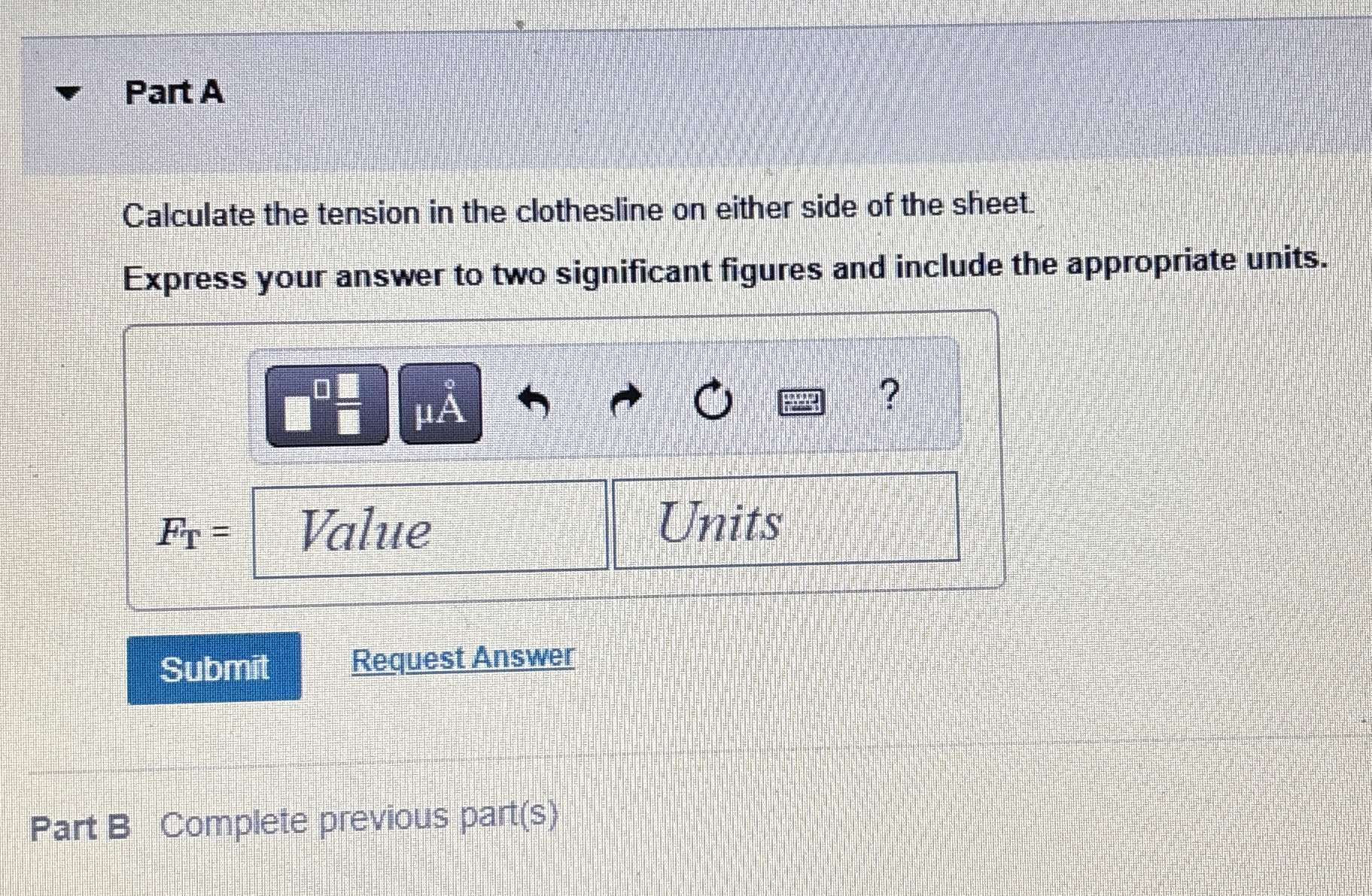 A 0 . 3 0 - k g sheet hangs from a massless