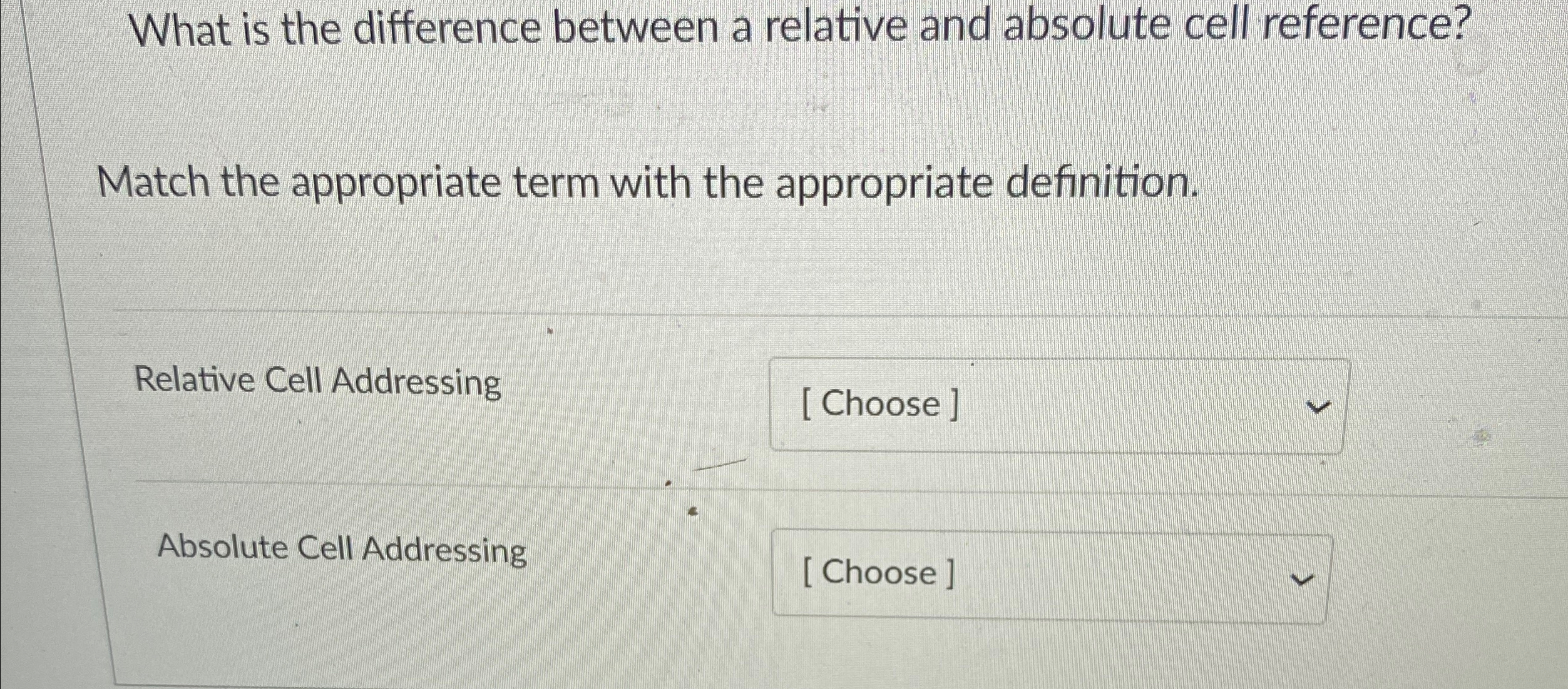 What is the difference between a relative and