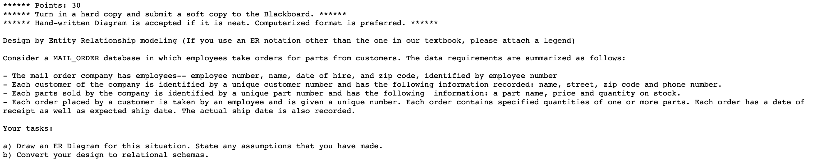 * * * * * * Points: 3 0 * * * * * * Turn in a